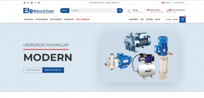 Yeni E-Ticaret Web Sitemiz